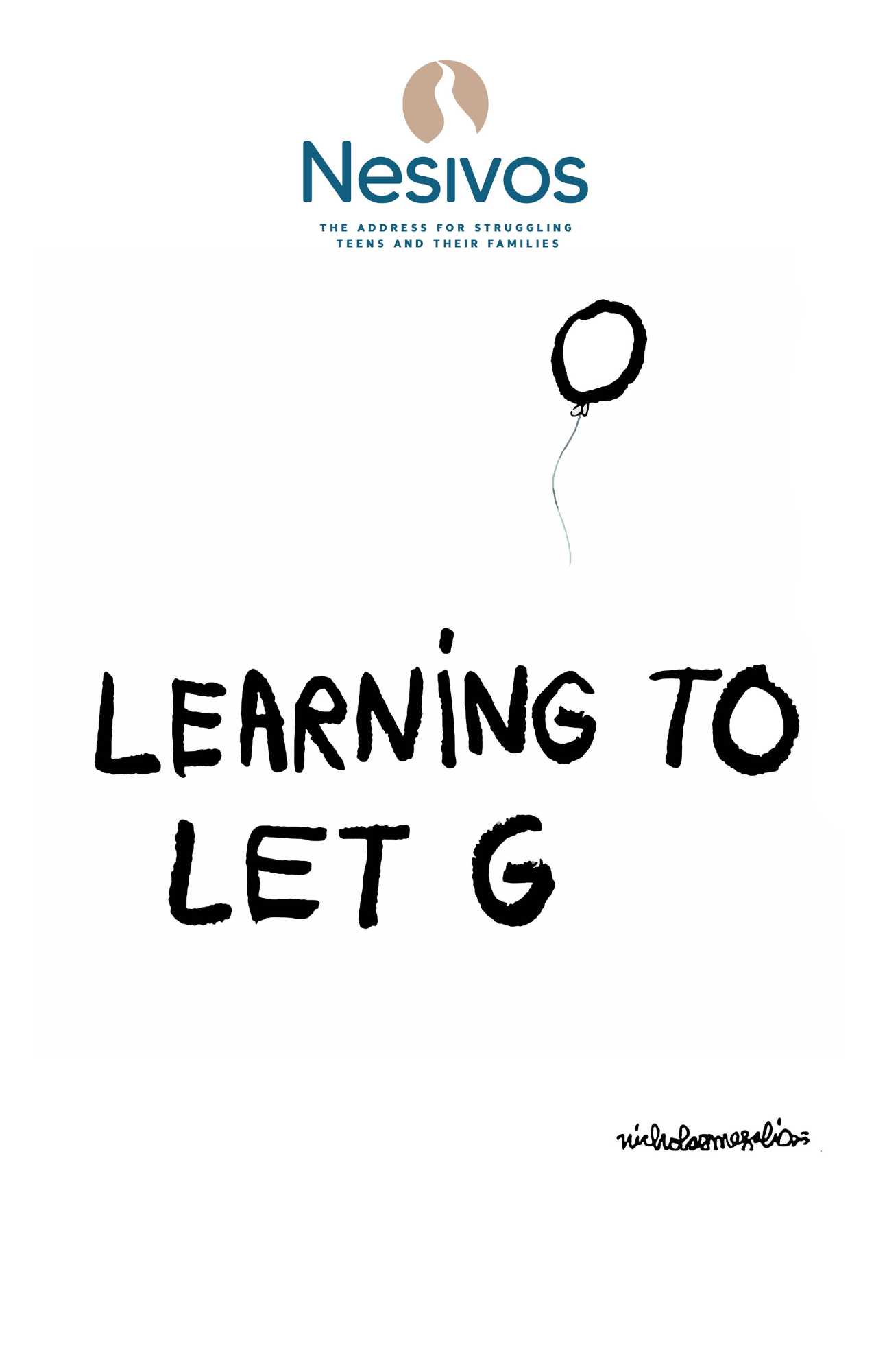 Learning to Let Go — original Nesivos artwork