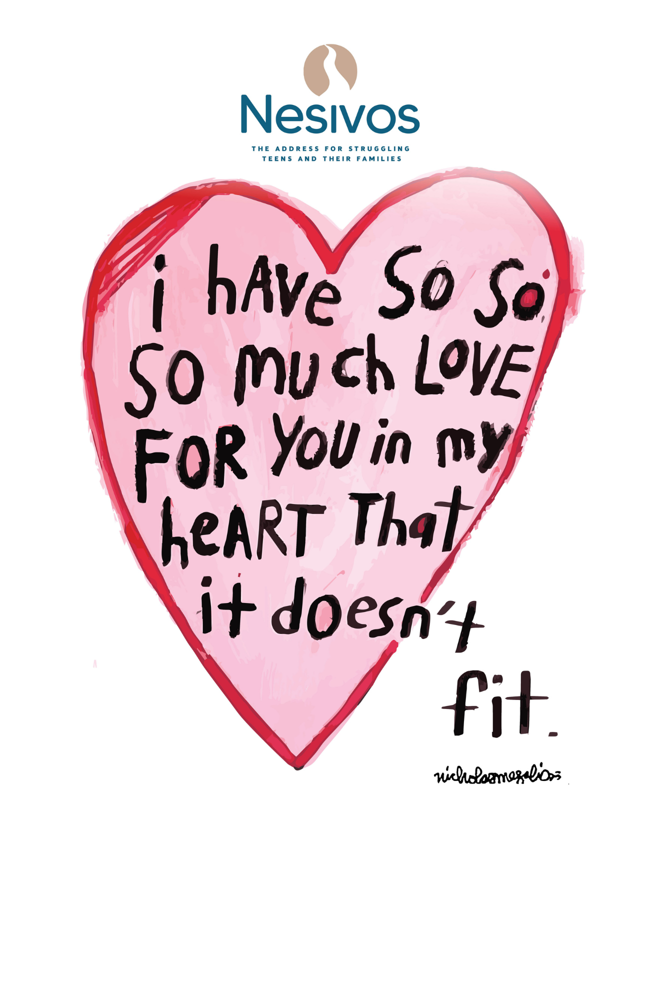 I Have So, So, So Much Love — original Nesivos artwork