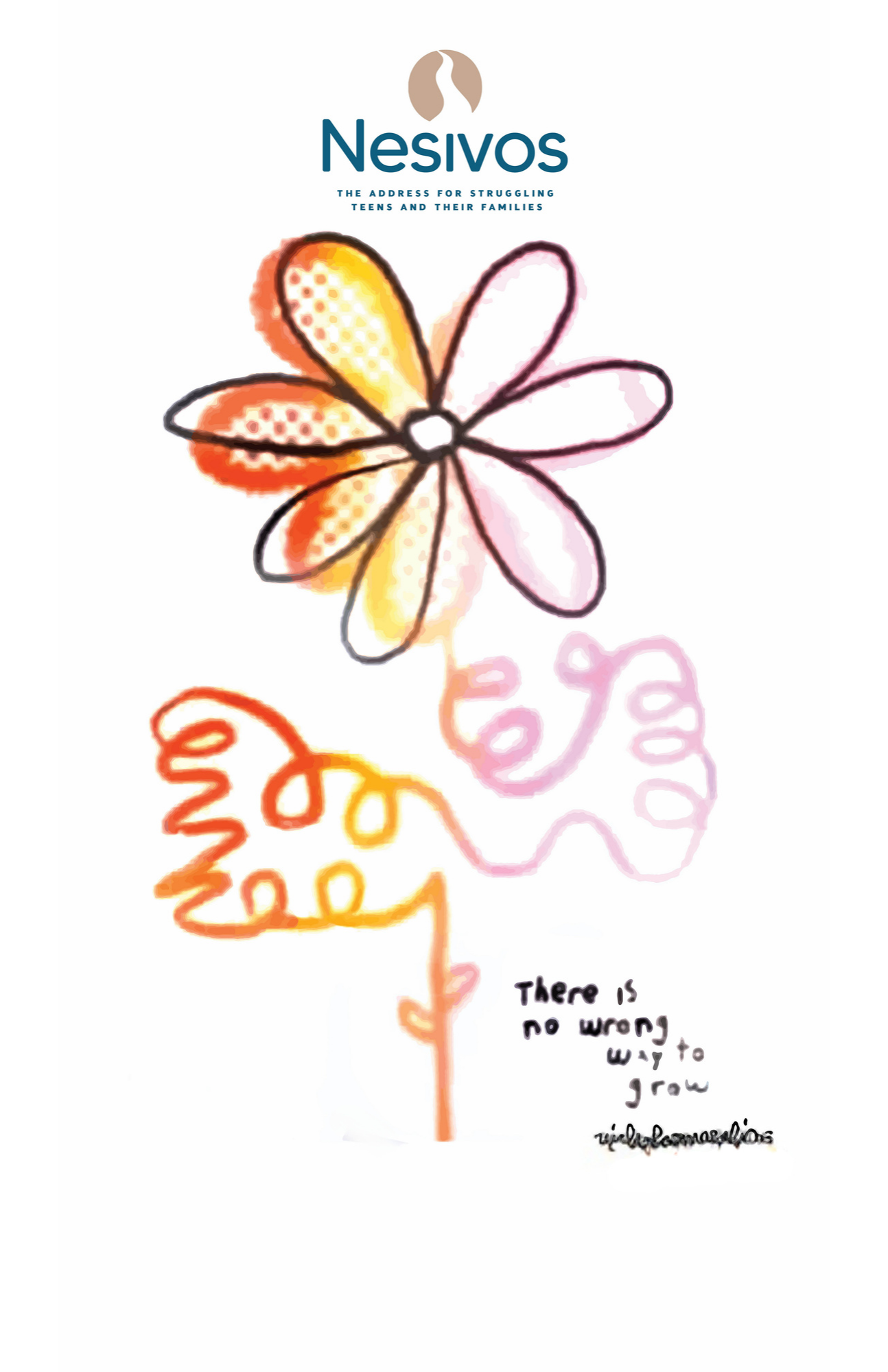 There’s No Wrong Way to Grow — original Nesivos artwork